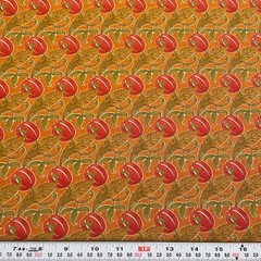 Voysey 2018 The Gordon 1897 Moda Fabrics Orange Cotton Fabric by the HALF YARD