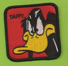 3″ x 3″ Looney Tunes Cartoons Embroidered Sew On Patch – Daffy Duck