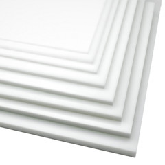 Simona Natural HDPE Plastic Sheet, Choose Size and Thickness ; 1/8 – 1.5 inch