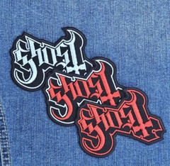 Ghost patch, Ghost embroidery patch, Ghost rock band patch, iron/sew on patch,
