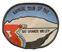 Annual Tour Of The Rio Grande Valley Cycling Patch Embroidered Sew-On Oval