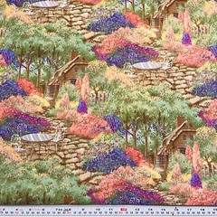 Garden House by Michael Miller Cotton Fabric by the HALF YARD