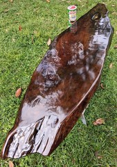 Last One! 2800 Year Old Carbon Dated Sofa Table Desk Sinker Cypress Wood TopOnly