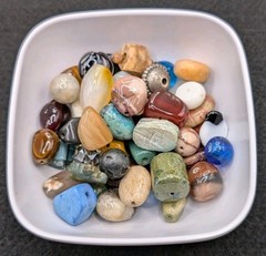 5oz Mystery Bead Soup Bag: Mix Loose Chunky Stone Craft Jewelry