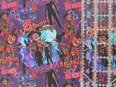 Custom 100% Cotton Woven Fabric Freddy Nightmare Elm Street By The 1/4 Yard