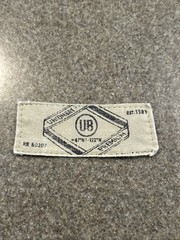 Fabric Unionbay 1 X 2 1/2” UB Logo Sew On Patch KHAKI