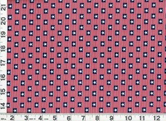 Red White Blue Stars on Stripes Patriotic Quilting Sewing Fabric by Yard #c65