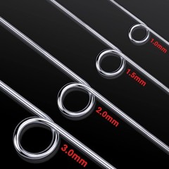 Aluminum Craft Wire, 32.8 Feet 3.0 mm/ 8 Gauge Soft Silver Metal Aluminum Wir…