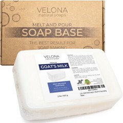 2,5,10,25 LB – GOATS MILK Soap Base by Velona | SLS/SLES free | Melt and Pour