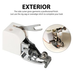 Sewing Machine Side Cutter Overlock Presser Foot Tool For Brother Singer Janome