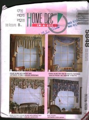 5848 Vintage McCalls SEWING Pattern Curtains Drapery Window OOP Home Decor Sew