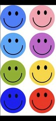 40 PCs 1 Inch Round Happy Smile Face Stickers Scrapbooking Crafts Envelope Seals