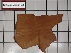 THIN HORWEEN MAPLE VERMONT 2-3 oz. HORSE LEATHER, 12.3 SQ. FT 100% GENUINE HORSE