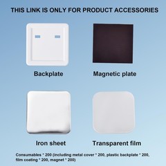 Square Fridge Magnet Press Machine Kit, 2×2 inch/50mm x 50mm, DIY Photo Fridge