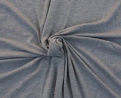 Gray Lyocell Tencel Spandex 1×1 Rib Knit Fabric by the Yard 54″W 10/16