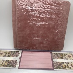 Creative Memories Dusty Pink Album Scrapbook Rosebud Floral sticker W PAGES 7×7