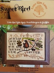 Lone Elm Lane Cross Stitch SWEET BIRD Sampler Color Chart