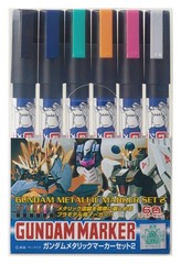 Gms-125 Gundam Metallic Marker Set 2, Multi