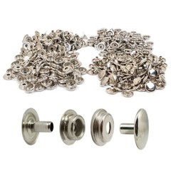 Line 24 Nickel Plate Snap Sold by SLC 10 & 100 Packs