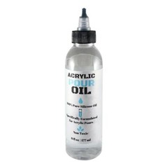 Acrylic Pouring Oil(6 oz) – 100% Silicone – Premium Silicone Lubricant for Art A