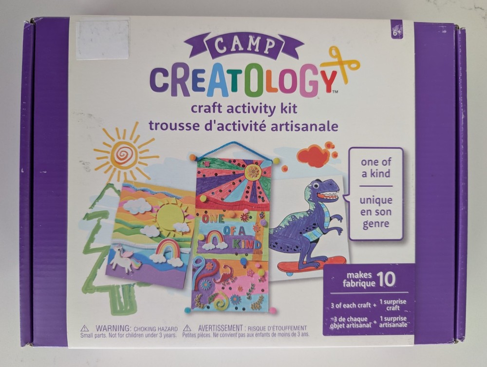 Camp Creatology – One of a Kind – Craft Activity Kit – Purple