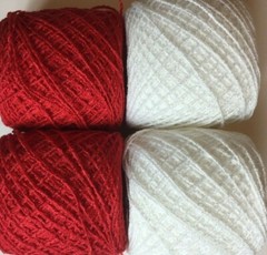 Brisa yarn. Colors 38 & 01. Acrylic/Rayon. 450 yards,3.5oz. per ball.1 lot of 4.