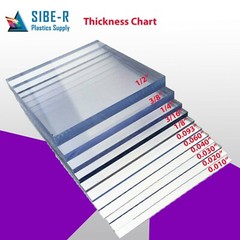 POLYCARBONATE CLEAR PLASTIC SHEET 0.060″ VACUUM FORMING PICK YOUR SIZE ^