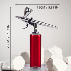 Pro Mini Airbrush Kit | Gravity-Fed Dual-Action | Complete Spray Set for Models