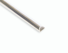 24 Gauge, 925 Sterling Silver Wire (Half Round) Dead Soft Made in USA – 25FT by