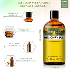 100 ml Essential Oil, Pure Natural -Therapeutic Grade w/Dropper -For Humidifier
