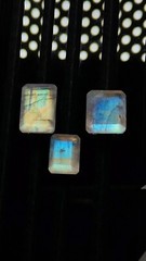 Rare 5A Quality Rainbow Moonstone Good Fire Baguette Shape Cut 8×11 to 10×14 MM