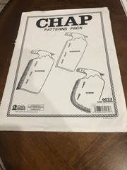 TANDY LEATHER CHAP PATTERNS PACK 6023 ~ BATWING, SHOTGUN & CHINK ~ UNUSED