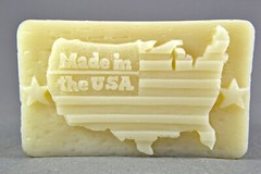 USA FLAG MAP SILICONE MOLD for soap making and other crafts US