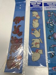 Crafts mixed lot of 6 easy iron on – fabric Appliques Sets