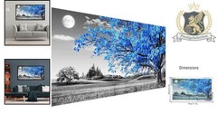 30% More Diamonds – Large 5D Diamond Art of Moon & Tree – Perfect Gift for All