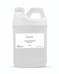 SWEET ALMOND OIL CARRIER COLD PRESSED REFINED NATURAL 100% PURE 64 OZ