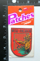 New Mexico Iron on Embroidered Patch Souvenir & Travel Emblem by Voyager USA