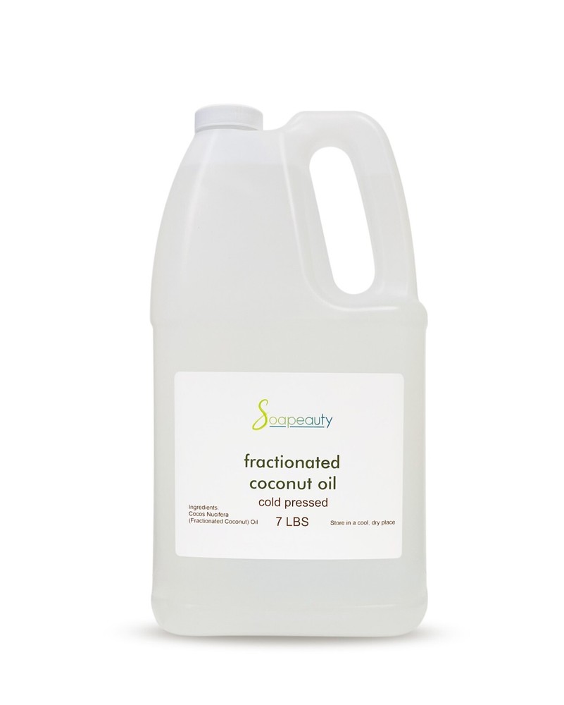 FRACTIONATED COCONUT OIL COLD PRESSED 100% PURE NATURAL 7 LB