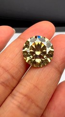 CERTIFIED 2.Ct Natural Diamond D Grade Round Cut Yellow Color LOOSE VVS1