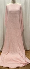 100% Cotton Terry Cloth In Pastel Pink Made in USA Fabric By The Yard 46″ Wide