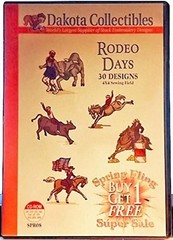 Rodeo Days (30 Designs) 4 x 4 Sewing Field (CD-ROM)