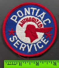 Vintage Pontiac Service Gas Oil Car Truck Auto Patch
