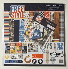 Photoplay 12×12 Scrapbook Kit-Variation-Vintage Girl, Julie Nutting, Maid Plaid,