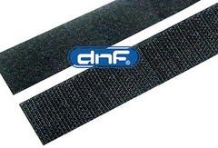 15 FEET 2″ Hook Black Self Adhesive Extra Sticky 5 Yards 2″ & Loop Fastener Tape
