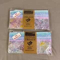 Timeless Treasures Tonga Treats Fabric 10″ Square New Wish Batik 20pc x 2pk=40pc