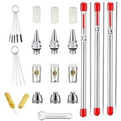 Airbrush Parts Replacement Set – 3 Sizes Included
