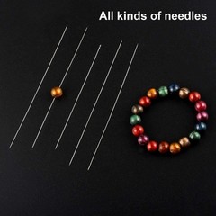 65 Pcs Beaded Needles 3 Sizes Beaded Needles Foldable Beaded Needles Set