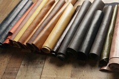 Premium Italian Cowhide Leather Scraps upholstery — Large Size Pieces 8″x10″